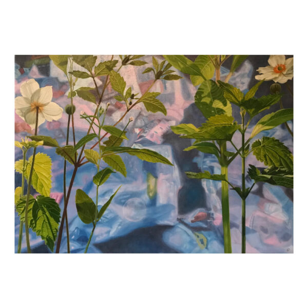 Garden of Eden 1, 50 x 70 cm, olieverf op doek