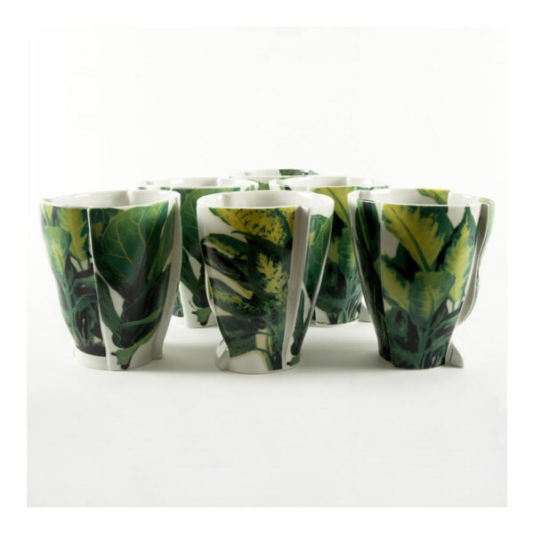 Plantvaas, 21 x 21 x 17 cm, ceramics