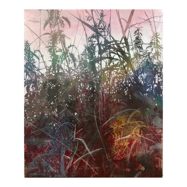 Summer Sonata #1, 120 x 100 cm, mixed media on canvas