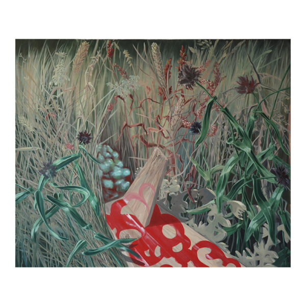 Wiese II (Meadow II), 100 x 120 cm, oil paint on canvas